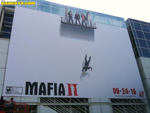 Mafia II - Огромный банер на Е3